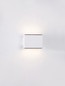 Preview: Nova Luce LED Wandleuchte Oti 10W warmweiss 3000K Weiß Aluminium 11x8cm 9695162
