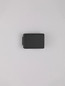 Preview: Nova Luce LED Wandleuchte Oti 10W warmweiss 3000K Schwarz Aluminium 11x8cm 9695163