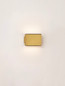 Preview: Nova Luce LED Wandleuchte Oti 10W warmweiss 3000K Gold Aluminium 11x8cm 9695164