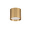 Preview: Nova Luce LED Deckenleuchte Ziare 10W warmweiss 3000K Gold Aluminium Ø10cm 9695166