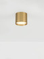 Preview: Nova Luce LED Deckenleuchte Ziare 10W warmweiss 3000K Gold Aluminium Ø10cm 9695166
