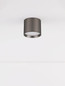 Preview: Nova Luce LED Deckenleuchte Ziare 10W warmweiss 3000K Schwarz Nickel Aluminium Ø10cm 9695167