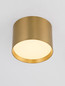 Preview: Nova Luce LED Deckenleuchte Ziare 17W warmweiss 3000K Gold Aluminium Ø12cm 9695168