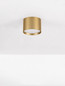 Preview: Nova Luce LED Deckenleuchte Ziare 17W warmweiss 3000K Gold Aluminium Ø12cm 9695168