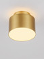 Preview: Nova Luce LED Deckenleuchte Ozen 16W warmweiss 3000K Gold Aluminium Ø11cm 9695170
