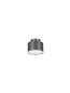 Preview: Nova Luce LED Deckenleuchte Ozen 16W warmweiss 3000K Schwarznickel Aluminium Ø11cm 9695171