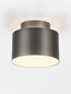 Preview: Nova Luce LED Deckenleuchte Ozen 16W warmweiss 3000K Schwarznickel Aluminium Ø11cm 9695171