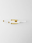 Preview: Nova Luce LED Wandleuchte Atom 14W neutralweiss 4000K IP44 Gold Aluminium 60x9cm 9695267