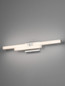 Preview: Nova Luce LED Wandleuchte Atom 14W neutralweiss 4000K IP44 Weiß Aluminium 60x9cm 9695268