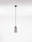 Preview: Nova Luce LED Pendelleuchte Dione 5W warmweiss 3000K Rauchgrau Schwarz Aluminium Stahl Ø10cm 9695270