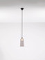 Preview: Nova Luce LED Pendelleuchte Dione 5W warmweiss 3000K Rauchgrau Schwarz Aluminium Stahl Ø10cm 9695270