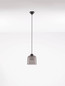 Preview: Nova Luce LED Pendelleuchte Dione 5W warmweiss 3000K Rauchgrau Schwarz Aluminium Stahl Ø14cm 9695271