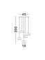 Preview: Nova Luce LED Pendelleuchte Keros 30W warmweiss 3000K Platingold Weiß Aluminium Ø45cm 9695280