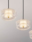 Preview: Nova Luce LED Pendelleuchte Keros 23W warmweiss 3000K Platingold Weiß Aluminium 100x16cm 9695281