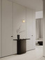 Preview: Nova Luce LED Wandleuchte Keros 6W warmweiss 3000K Platingold Aluminium Ø16cm 9695282