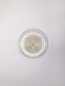 Preview: Nova Luce LED Wandleuchte Keros 6W warmweiss 3000K Platingold Aluminium Ø16cm 9695282