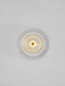 Preview: Nova Luce LED Wandleuchte Keros 6W warmweiss 3000K Platingold Aluminium Ø16cm 9695282