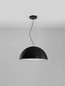 Preview: Nova Luce Pendelleuchte Tholos 3-flammig 3xE27 Schwarz Weiß Metall Ø70cm 9695286