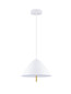 Preview: Nova Luce LED Pendelleuchte Oros 17W warmweiss 3000K Weiß Metall Ø40cm 9695289