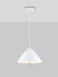 Preview: Nova Luce LED Pendelleuchte Oros 17W warmweiss 3000K Weiß Metall Ø40cm 9695289