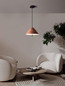 Preview: Nova Luce LED Pendelleuchte Oros 17W warmweiss 3000K Holz Metall Ø40cm 9695290
