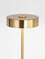 Preview: Nova Luce LED Stehleuchte Thea 17W warmweiss 3000K Messinggold Metall 135cm 9695291