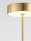 Preview: Nova Luce LED Stehleuchte Thea 17W warmweiss 3000K Messinggold Metall 135cm 9695291