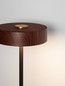 Preview: Nova Luce LED Stehleuchte Thea 17W warmweiss 3000K Holz Schwarz Metall 135cm 9695294