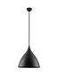 Preview: Nova Luce Pendelleuchte Syntopia 3-flammig 3xE27 Schwarz Metall Ø46cm 9695295