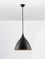 Preview: Nova Luce Pendelleuchte Syntopia 3-flammig 3xE27 Schwarz Metall Ø46cm 9695295