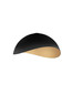 Preview: Nova Luce Deckenleuchte Opsi E27 Schwarz Gold Metall Ø50cm 9695297