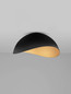 Preview: Nova Luce Deckenleuchte Opsi E27 Schwarz Gold Metall Ø50cm 9695297