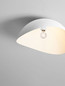 Preview: Nova Luce Deckenleuchte Opsi E27 Weiß Metall Ø50cm 9695298
