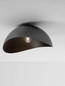 Preview: Nova Luce Deckenleuchte Opsi E27 Dunkelgrau Schwarz Metall Ø50cm 9695299