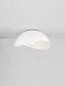 Preview: Nova Luce Deckenleuchte Opsi E27 Weiß Metall Ø40cm 9695303