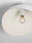 Preview: Nova Luce Deckenleuchte Opsi E27 Weiß Metall Ø40cm 9695303