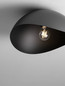 Preview: Nova Luce Deckenleuchte Opsi E27 Dunkelgrau Schwarz Metall Ø40cm 9695304