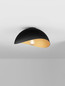 Preview: Nova Luce Deckenleuchte Opsi E27 Schwarz Gold Metall Ø30cm 9695305