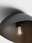 Preview: Nova Luce Deckenleuchte Opsi E27 Dunkelgrau Schwarz Metall Ø30cm 9695307