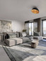Preview: Nova Luce Deckenleuchte Onia E27 Schwarz Gold Metall Ø50cm 9695308