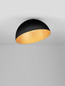 Preview: Nova Luce Deckenleuchte Onia E27 Schwarz Gold Metall Ø50cm 9695308