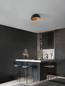 Preview: Nova Luce Deckenleuchte Onia E27 Schwarz Gold Metall Ø40cm 9695311