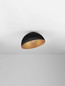Preview: Nova Luce Deckenleuchte Onia E27 Schwarz Gold Metall Ø40cm 9695311