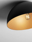 Preview: Nova Luce Deckenleuchte Onia E27 Schwarz Gold Metall Ø40cm 9695311