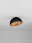 Preview: Nova Luce Deckenleuchte Onia E27 Schwarz Gold Metall Ø30cm 9695314