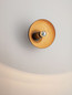 Preview: Nova Luce Wandleuchte Onia E14 Schwarz Gold Metall Ø20,5cm 9695317