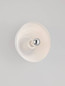 Preview: Nova Luce Wandleuchte Onia E14 Weiß Metall Ø20,5cm 9695318