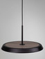 Preview: Nova Luce LED Pendelleuchte Ophelia 27W warmweiss 3000K Schwarz Metall Ø40cm 9695320