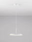 Preview: Nova Luce LED Pendelleuchte Ophelia 27W warmweiss 3000K Weiß Metall Ø40cm 9695321