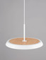 Preview: Nova Luce LED Pendelleuchte Ophelia 27W warmweiss 3000K Weiß Metall Ø40cm 9695321